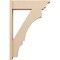 Ekena Millwork 7 1/2-in W x 26-in D x 38-in H Balboa Trad Rough Cedar Woodgrain TimberThane Outlooker, Primed Tan OUTUR075X26X38BOA04RCPR - alternate 6